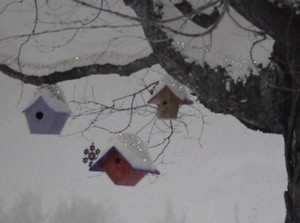 Winter Birdhouses